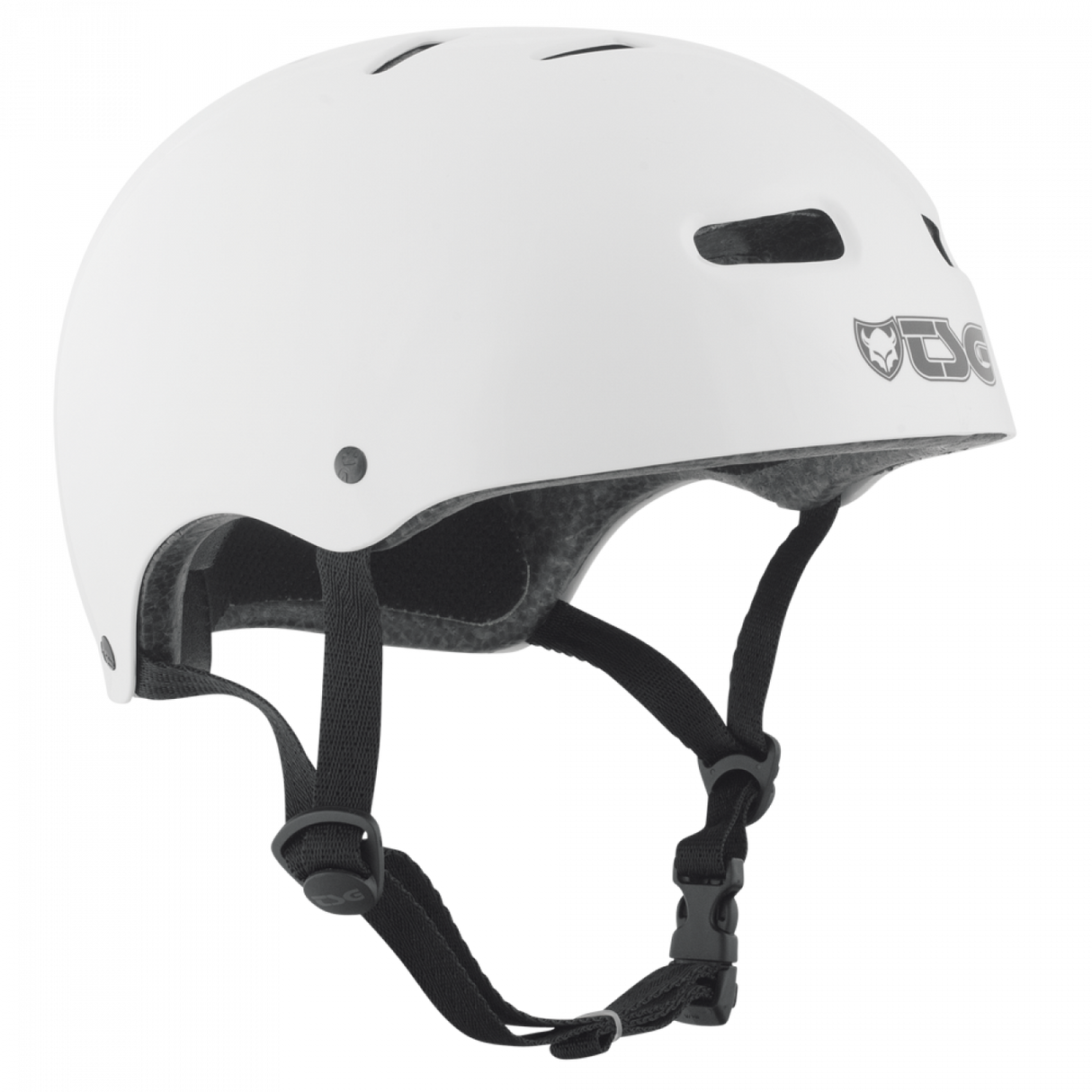 TSG Skate/BMX Injected White Helmet – Stylish Protection in a Classic Design | Ride Hub