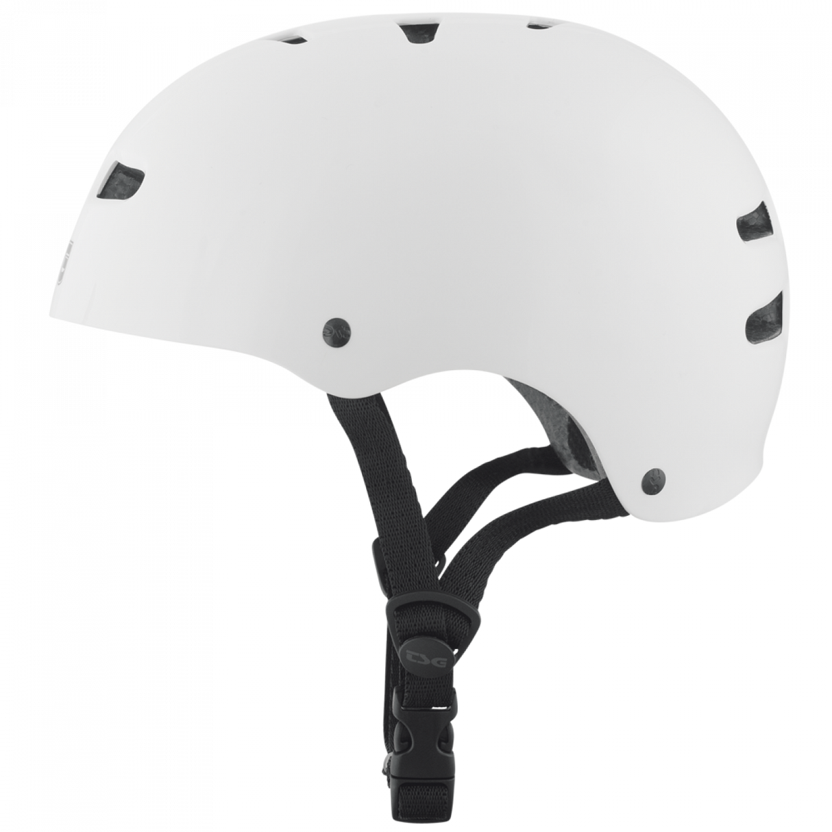TSG Skate/BMX Injected White Helmet – Stylish Protection in a Classic Design | Ride Hub