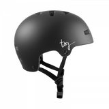 TSG Ivy Solid Color Satin Black Helmet – Lightweight and stylish for active women | Ride Hub