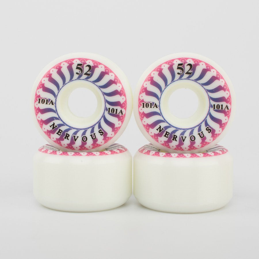Nervous Swirl Skateboard Wheels 52mm / 101A | RideHub