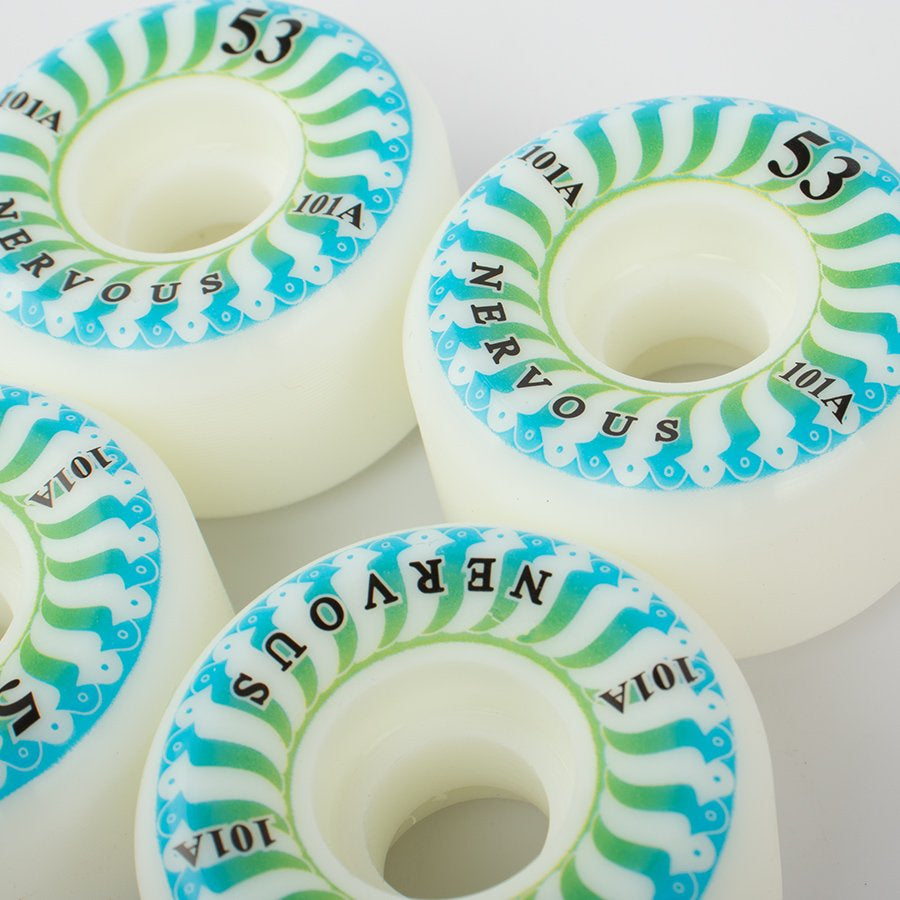 Nervous Swirl Skateboard Wheels 53mm / 101A | RideHub