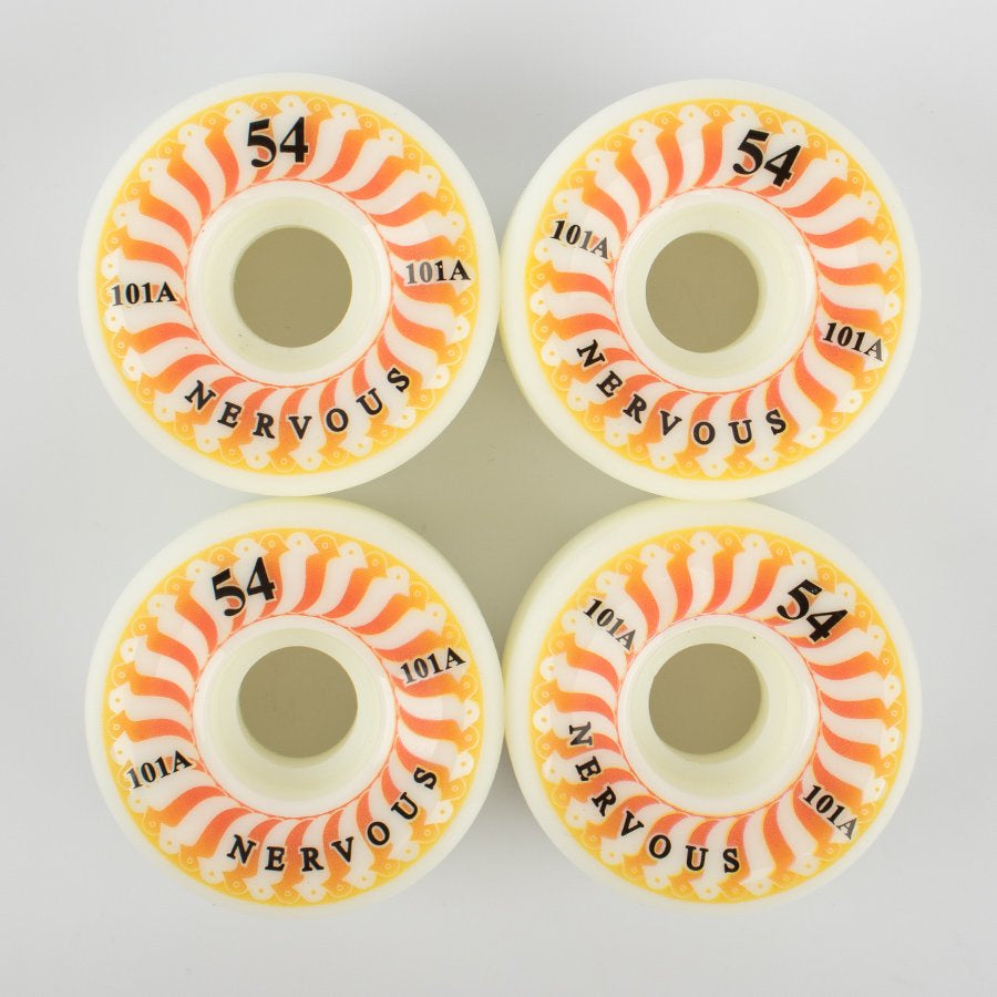 Nervous Swirl Skateboard Wheels 54mm / 101A | RideHub