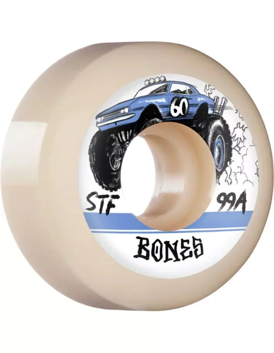 Bones Pro STF Big Rigs V5 Sidecut Wheels 60mm 99a (4 Pack) | RideHub