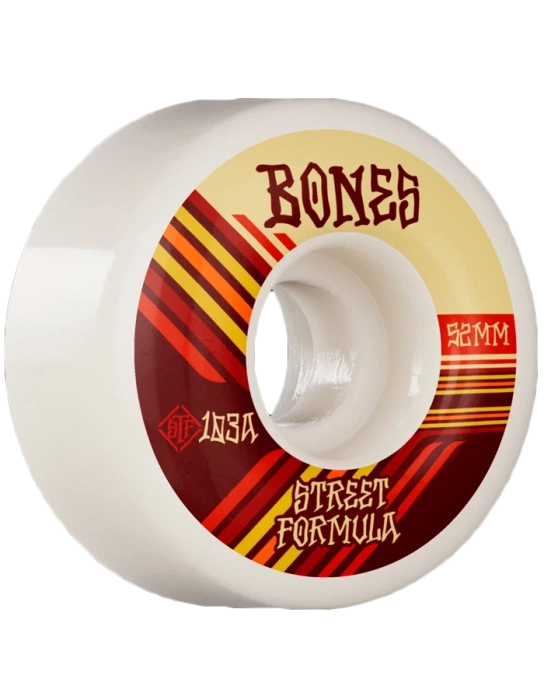 Bones Retros V4 Wide Skateboard Wheels 52mm STF 103a | RideHub