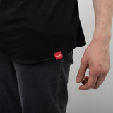 Longsleeve Chocolate Lightning Raglan T-shirt Black/White | RideHub