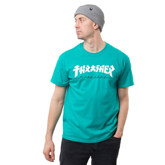 Thrasher Godzilla Jade T-Shirt | RideHub