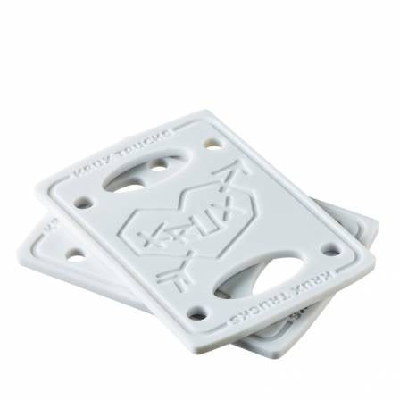 Krux Risers 1/8" White | RideHub