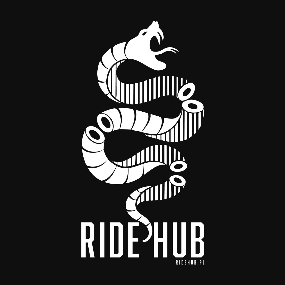 RideHub "Snake" T-shirt – strength, rebellion and style in one