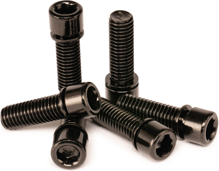 BMX Stem Bolts | M8x25mm | Set of 6 | Salt | Ride Hub