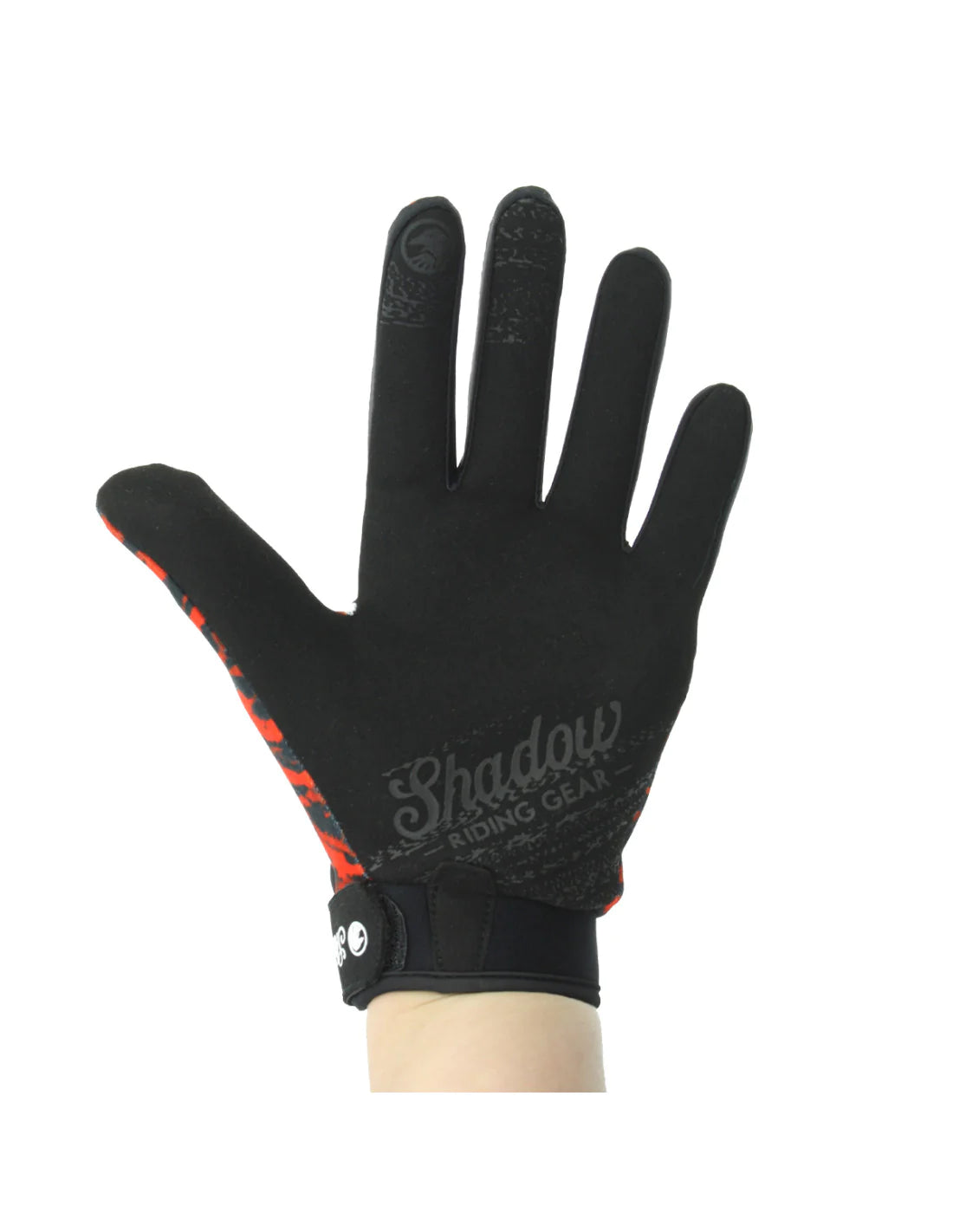 Shadow Conspire Gloves BMX Gloves - Red Tie Dye | RideHub