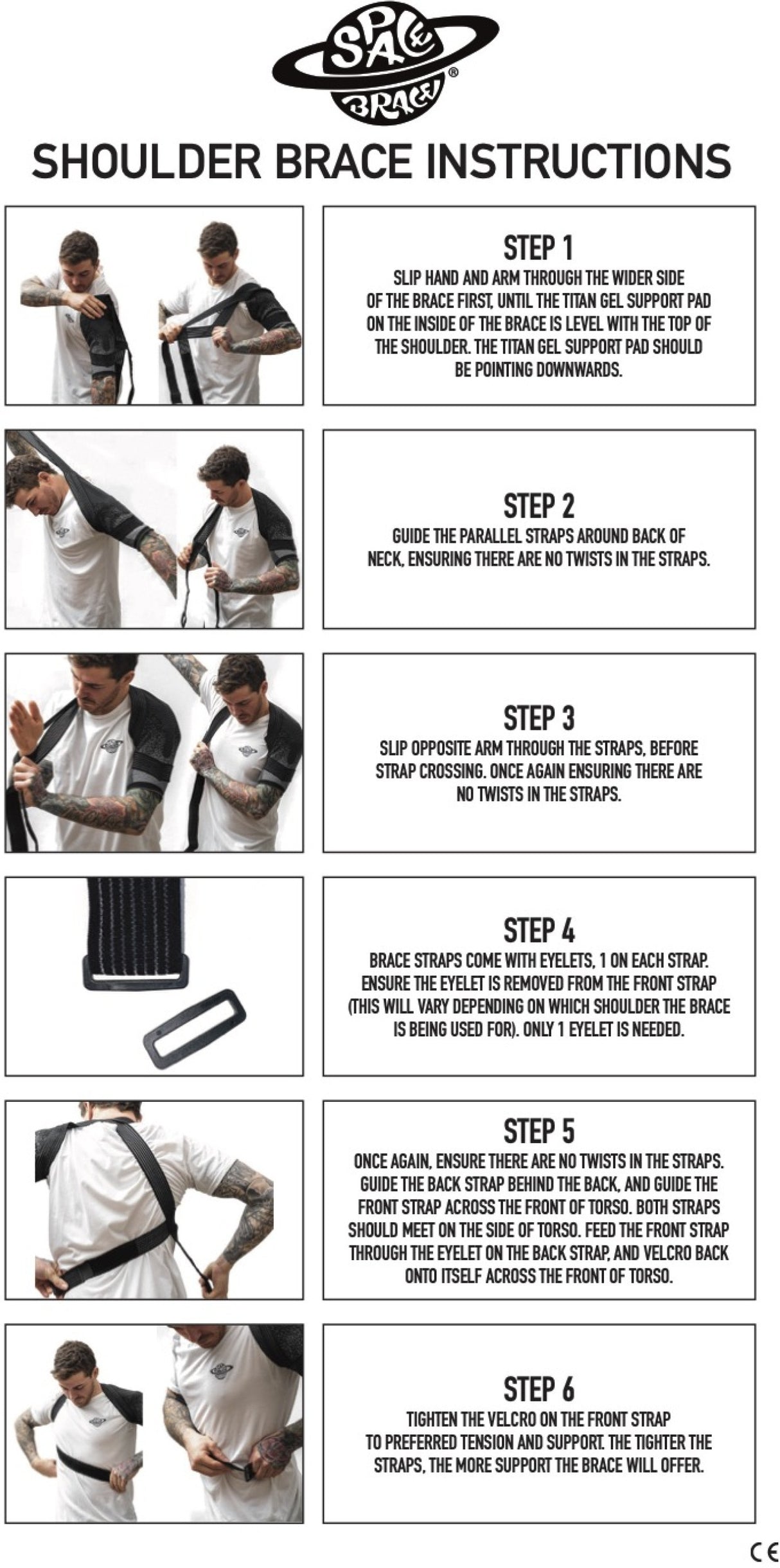 Space Brace Shoulder Brace - Protection and Support | Ride Hub