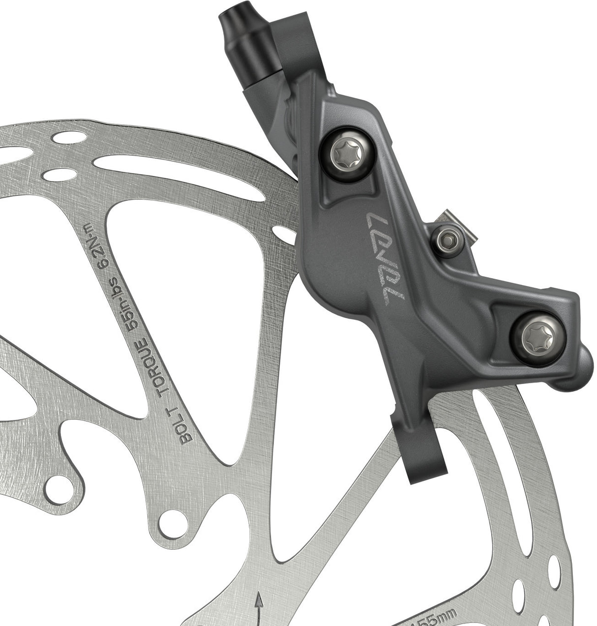 SRAM Bremse Level Bronze Stealth - vorne darkpolar, 950mm Leitung, 4 Kolben ohne Rotor/Adapter