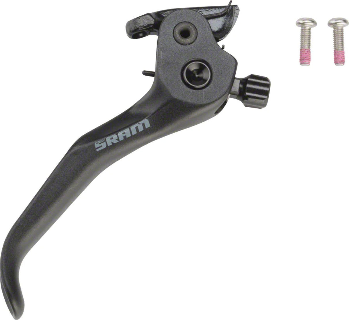 DISC BRAKE LEVER BLADE KIT - CARBON BLACK V2 (INCLUDES BLADE, PIN, REACH KNOB, CAM, PUSHROD, SPRING