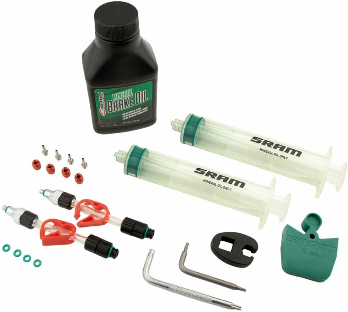 Standard Brake Bleed Kit (includes 2 syringes/fittings, bleed blocks, Torx tool,