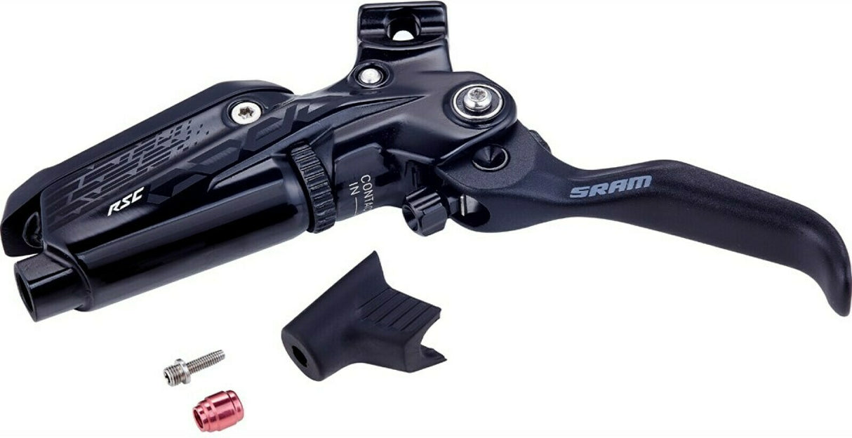 DISC BRAKE LEVER ASSEMBLY - ALUMINUM LEVER (ASSEMBLED, NO HOSE, INCLUDES BARB &amp;