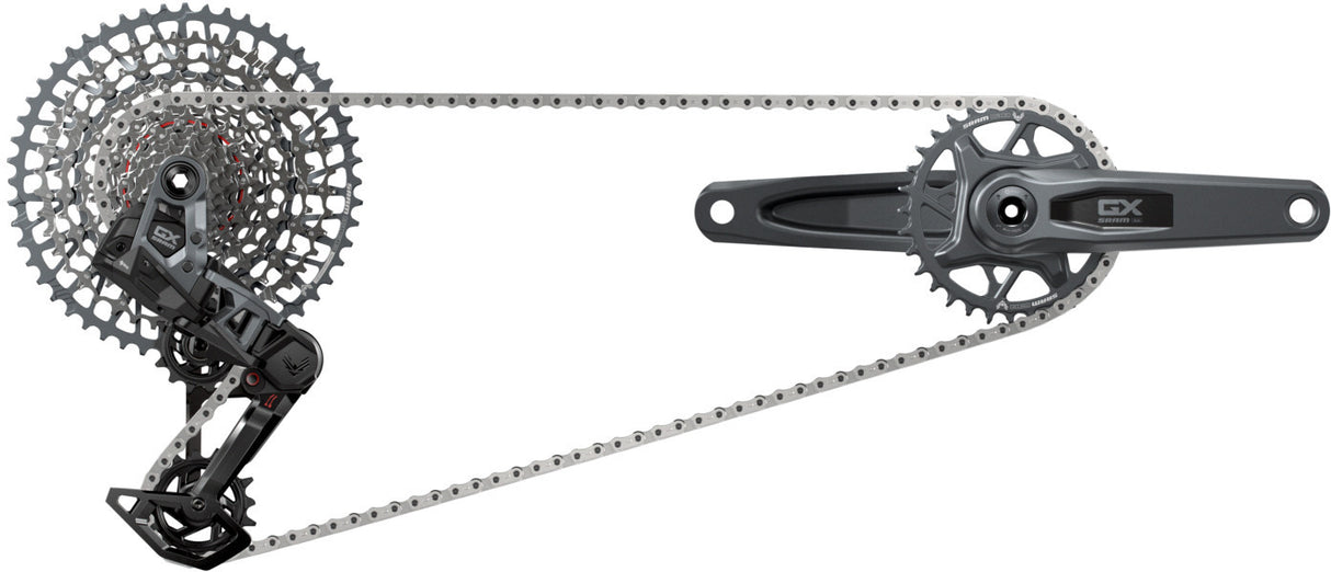 SRAM Kit GX AXS Eagle Transmission 175mm DUB Wide, 32T, 10-52T, incl. Ladegerät, Batterie &amp; Kette