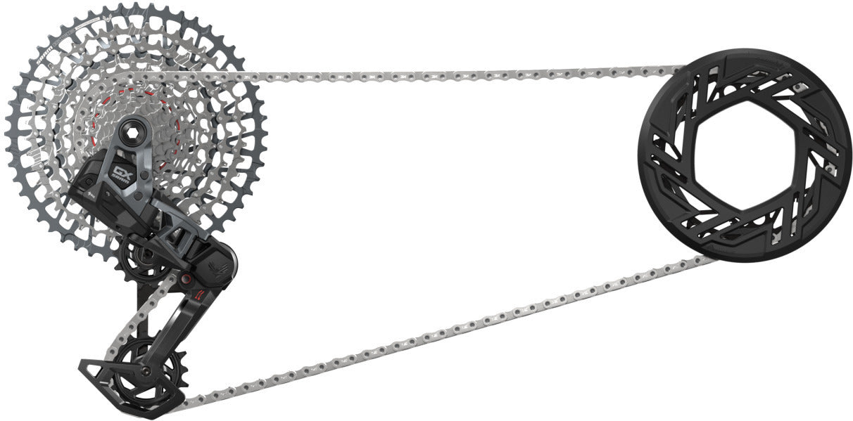 SRAM Kit GX AXS Eagle Transmission 175mm DUB Wide, 32T, 10-52T, incl. Ladegerät, Batterie &amp; Kette