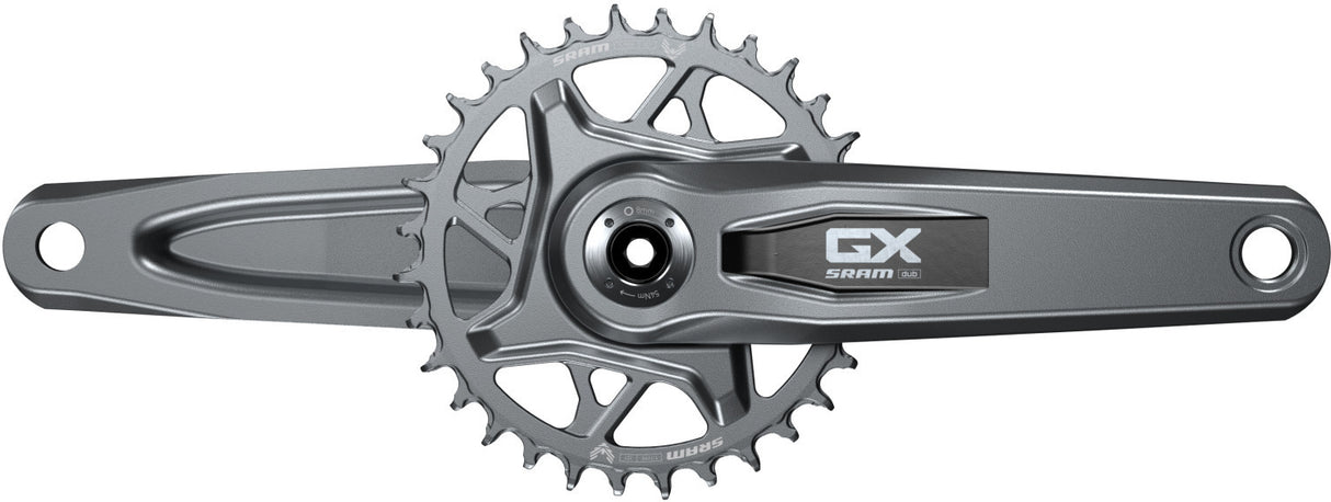 SRAM Kurbelgarnitur GX Eagle DUB Wide 175mm, 32T DM, dark polar ohne Innenlager, QF:174mm, CL55