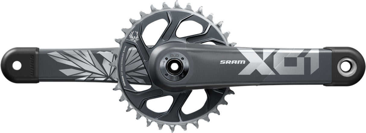 SRAM Kurbelgarnitur X01 Eagle DUB 12-fach, 175mm, 32T DM, rot