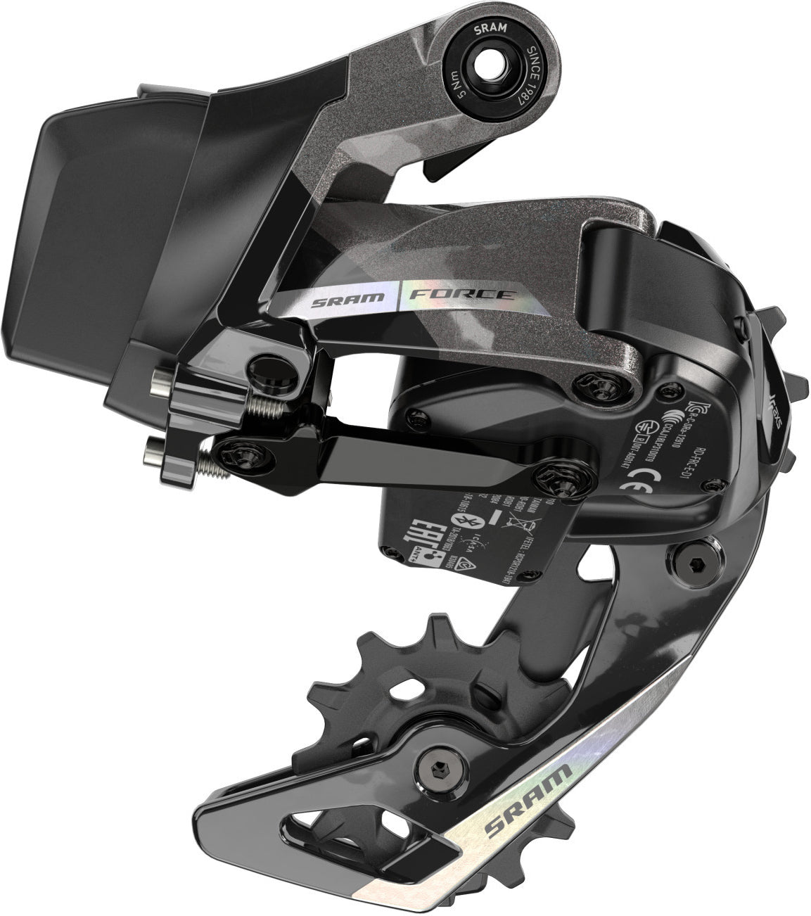SRAM Schaltwerk Force AXS Iridescent 12-fach, medium Käfig (max 36T), ohne Batterie