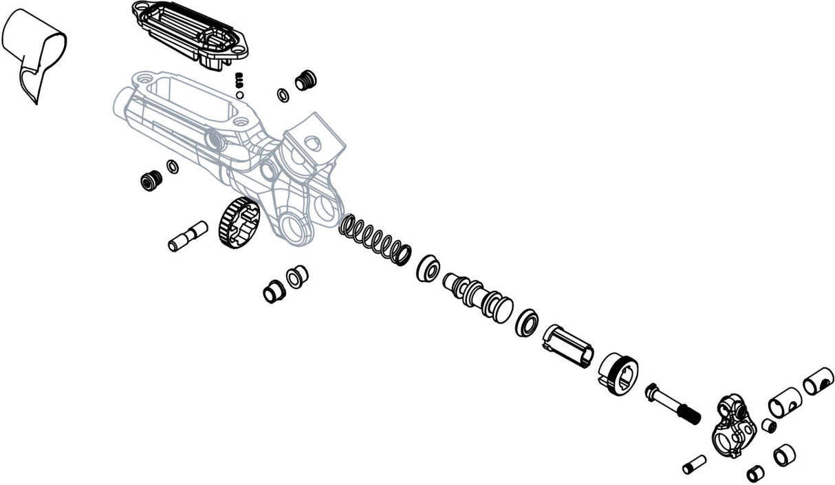 DISC BRAKE SERVICE LEVER INTERNALS VERSION 2 GUIDE RSC/ULTIMATE/CODE RSC QTY 1