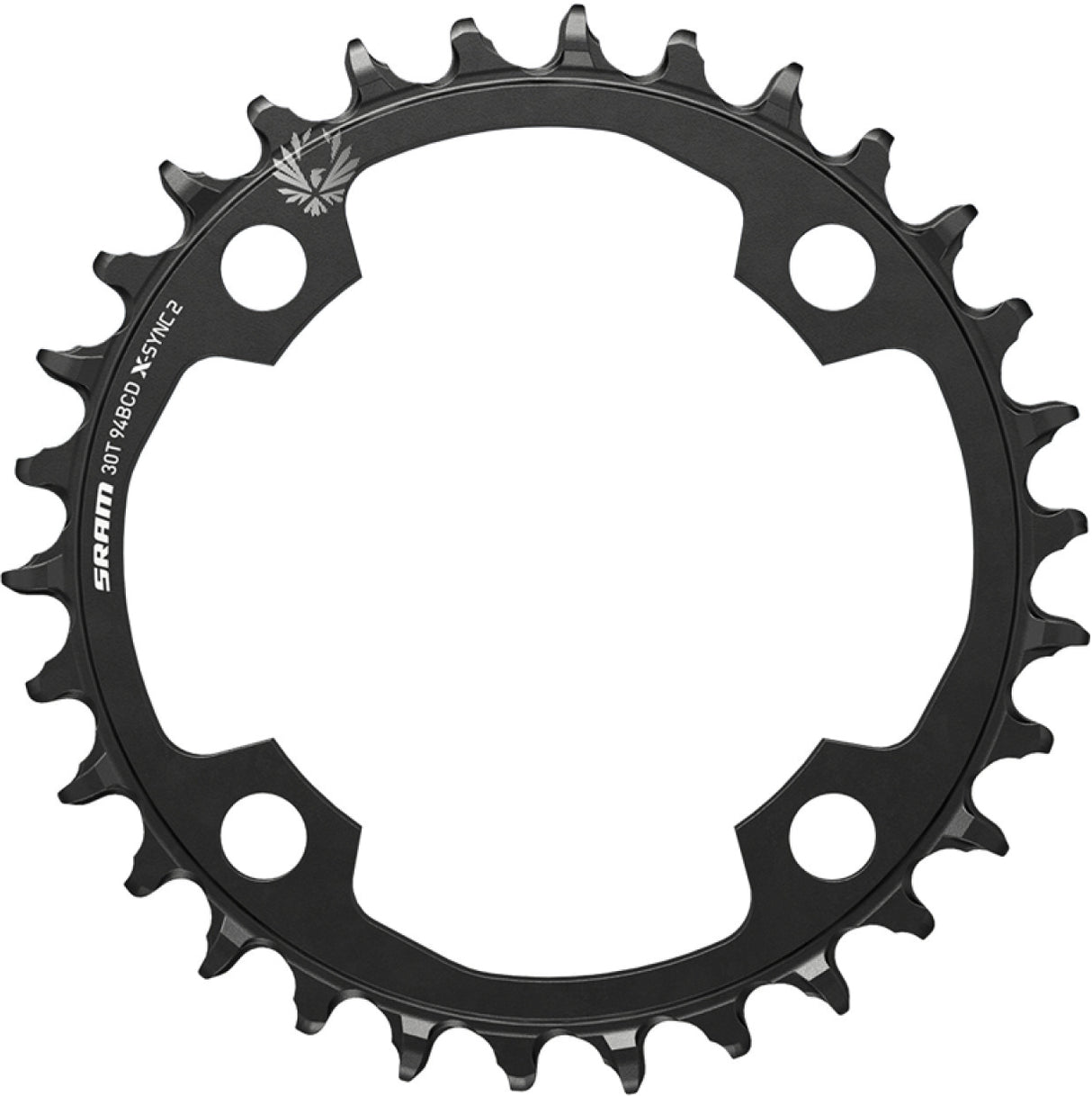 SRAM X-SYNC 2 30T 94 BCD Alum Eagle – Light Powered EMTB chainring | RideHub