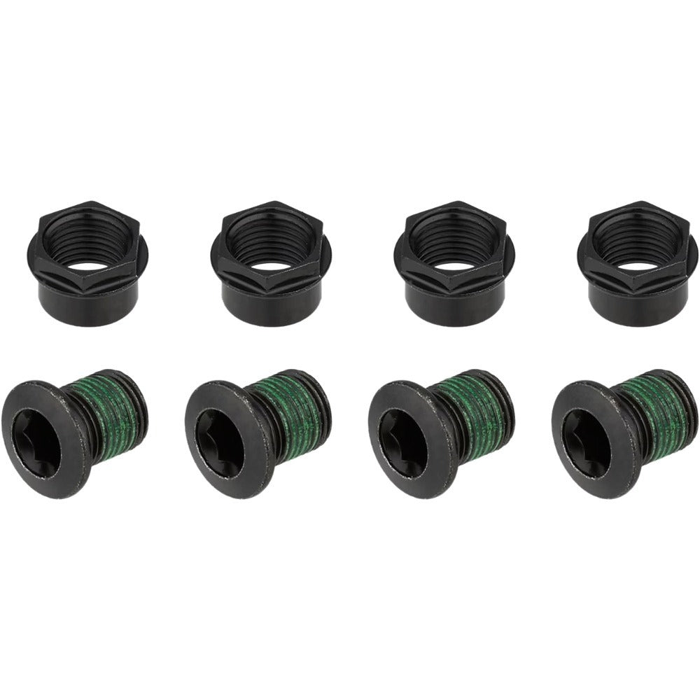 SRAM 4-Arm Chainring Bolt Kit, Long, Steel, Black, E-MTB (104BCD) | Ride Hub