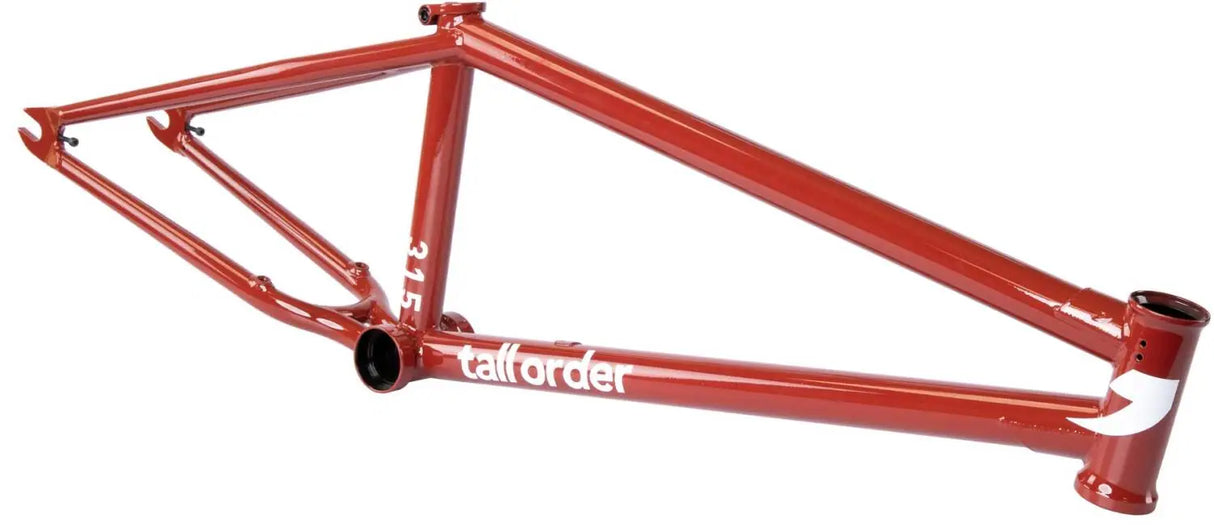 Tall Order 315 V2 Gloss Burgundy BMX Frame | RideHub