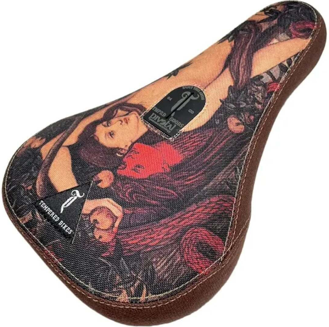 Tempered Pivotal Seat BMX saddle | RideHub