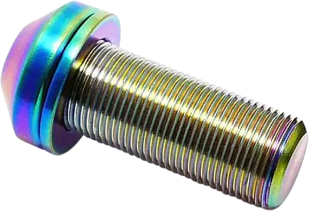 TLC 14x1mm Rear Titanium BMX Hub Bolt | RideHub