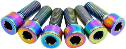 TLC Fit/S&amp;M Titanium BMX Handlebar Stem Bolts | RideHub