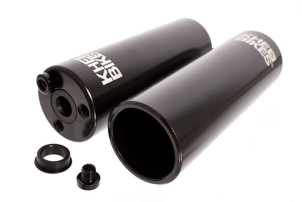 KHE LASER PRO BMX Pegs – Black – 10mm / 14mm (1 Pair) | RideHub