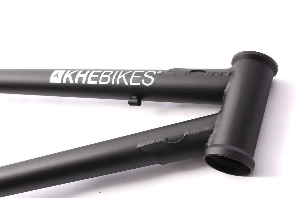 KHE SILENCER LT 20" CrMo BMX Frame – Black | RideHub