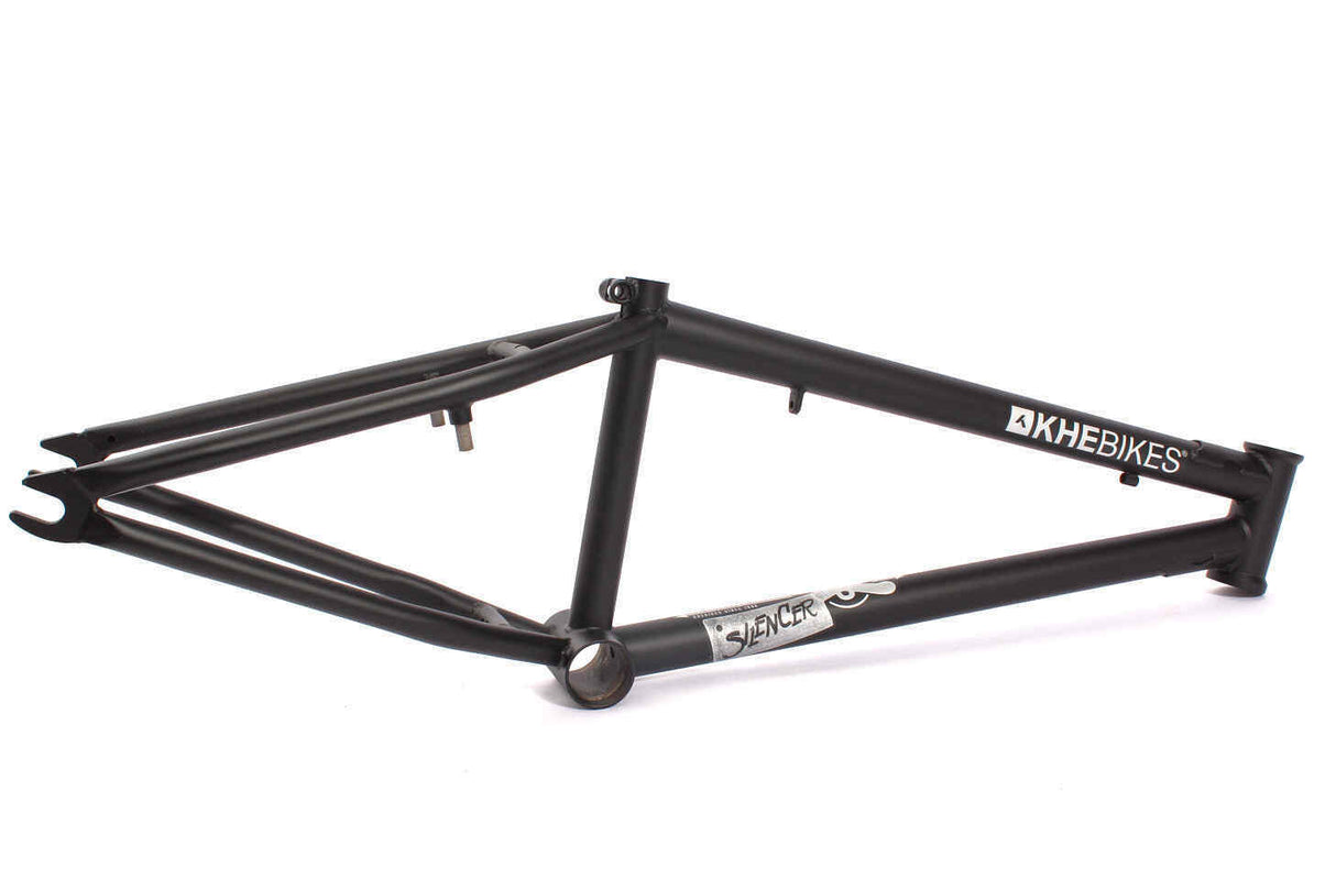 KHE SILENCER LT 20" CrMo BMX Frame – Black | RideHub
