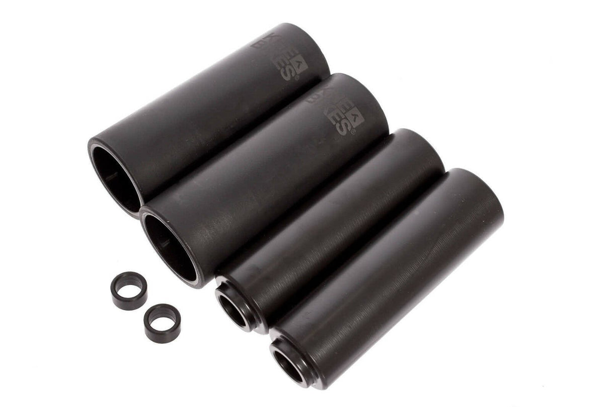 KHE 2ND PRO BMX Pegs – Black – 10mm / 14mm (1 Pair) | RideHub