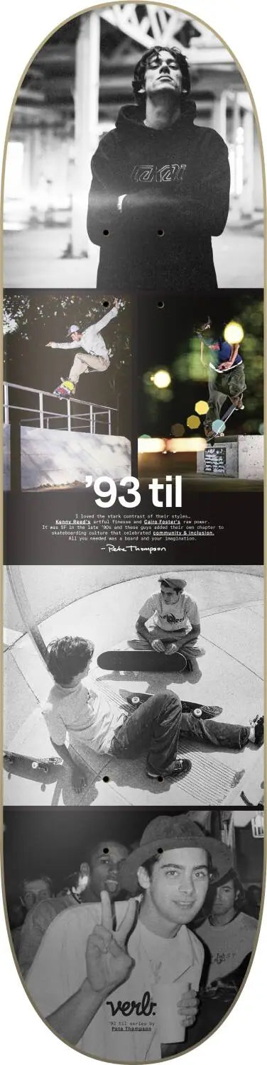 Verb 93 Til Collage Skateboard Deck | RideHub