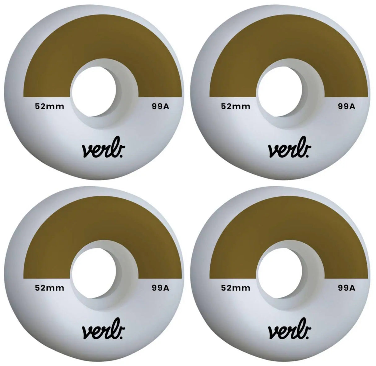 Verb Dip 99A 52mm Skateboard Wheels (4-Pack) | RideHub