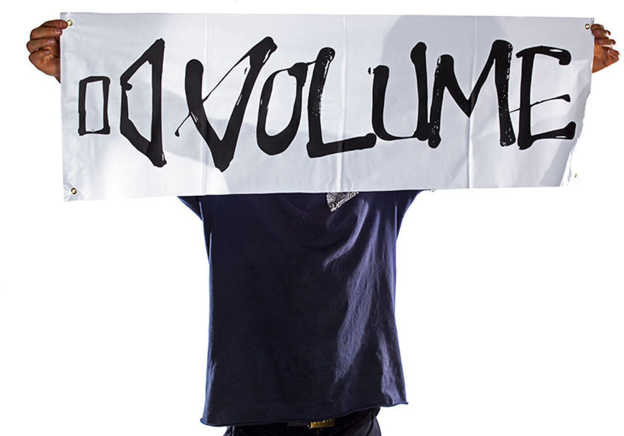 Volume Bikes Banner Black with White Logo | Ride Hub