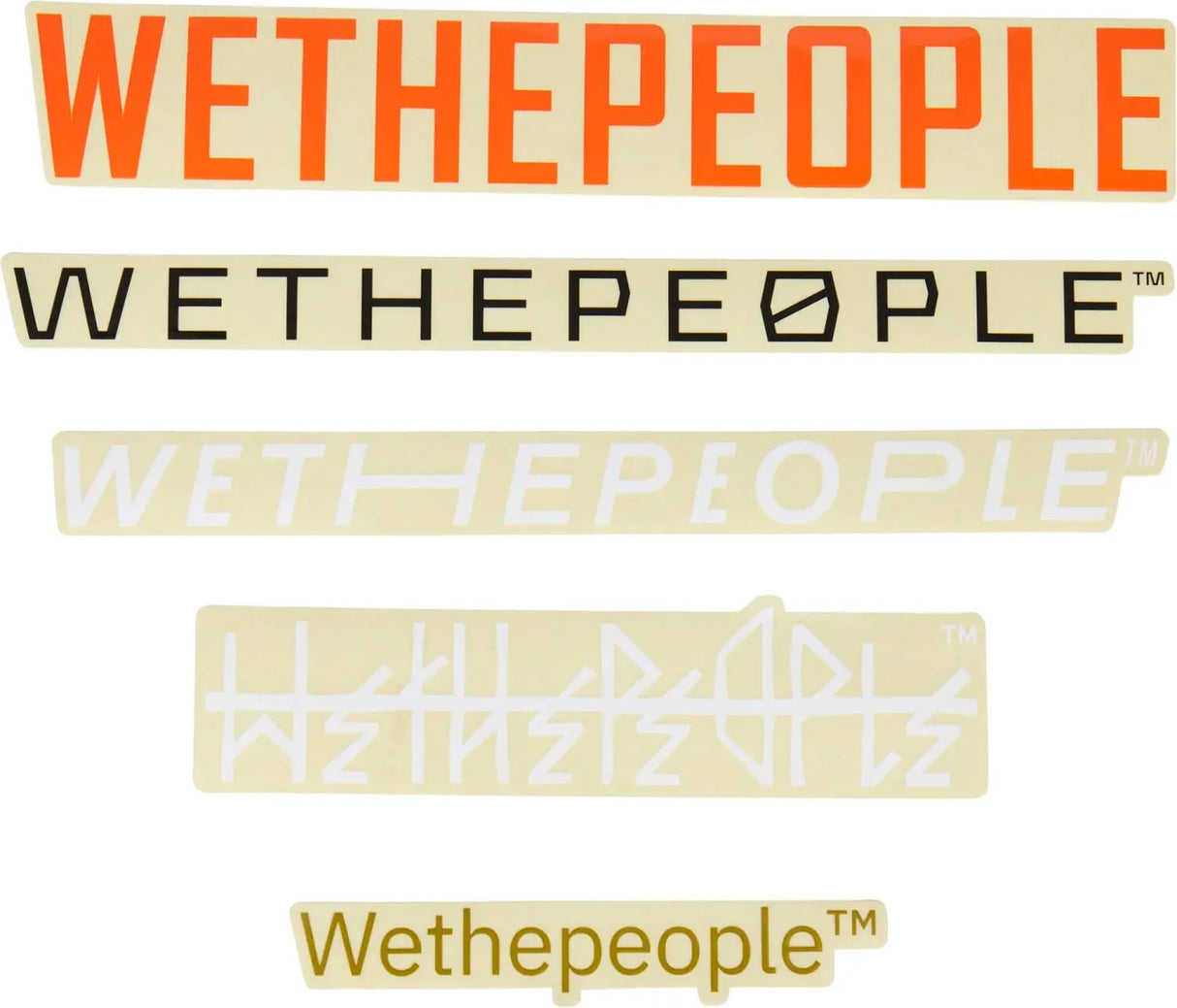Wethepeople 4BIG BMX Sticker Set | Ride Hub