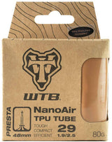 WTB Tube Presta 700 x 18/32 NanoAir TPU tube, tan 48mm valve