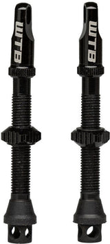 TCS AL Max-Flow Presta Valve 44mm, black 2 pcs.